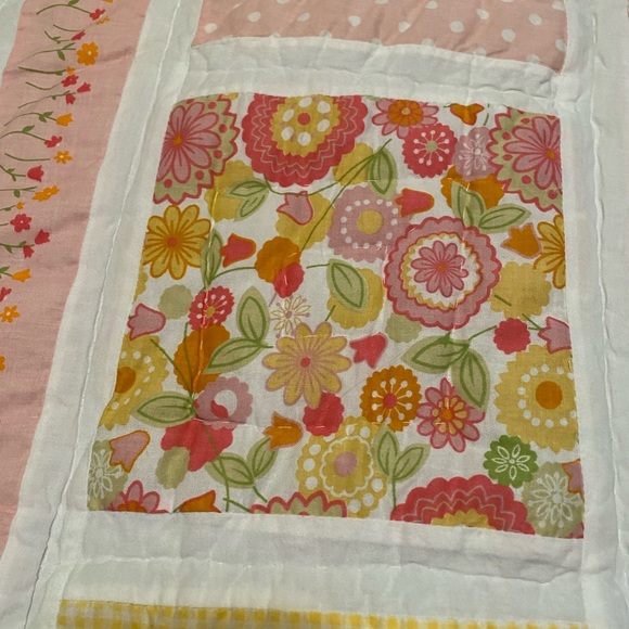Vintage duvet Patchwork Quilt size 66” X 86” cotton 100% - Picture 4 of 10